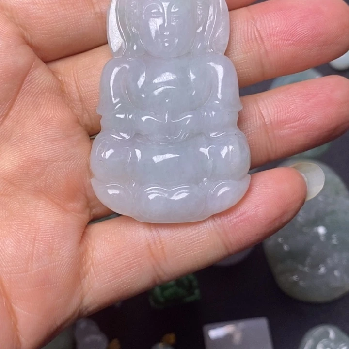 翡翠未镶嵌颈饰天然缅甸翡翠A货