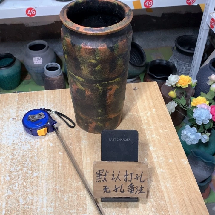 【闪购商品】微瑕土陶默认打孔高27口13