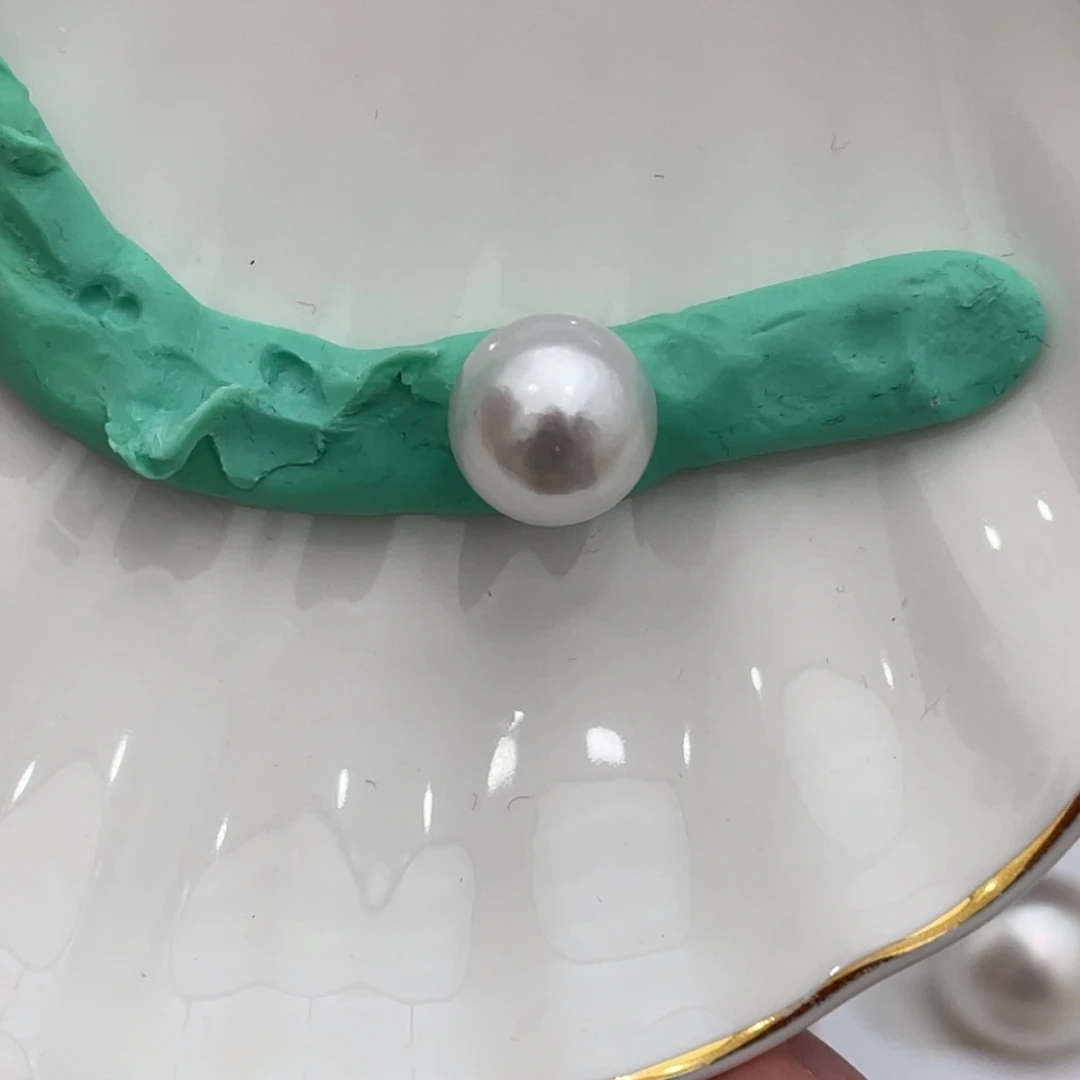 定制海水珍珠裸珠未镶嵌10-11m m