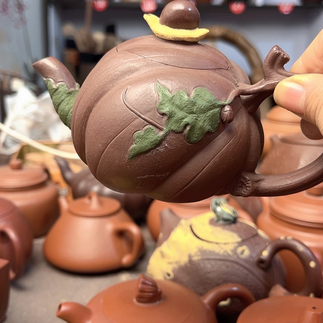 紫砂茶壶全手工制作和半手工制作