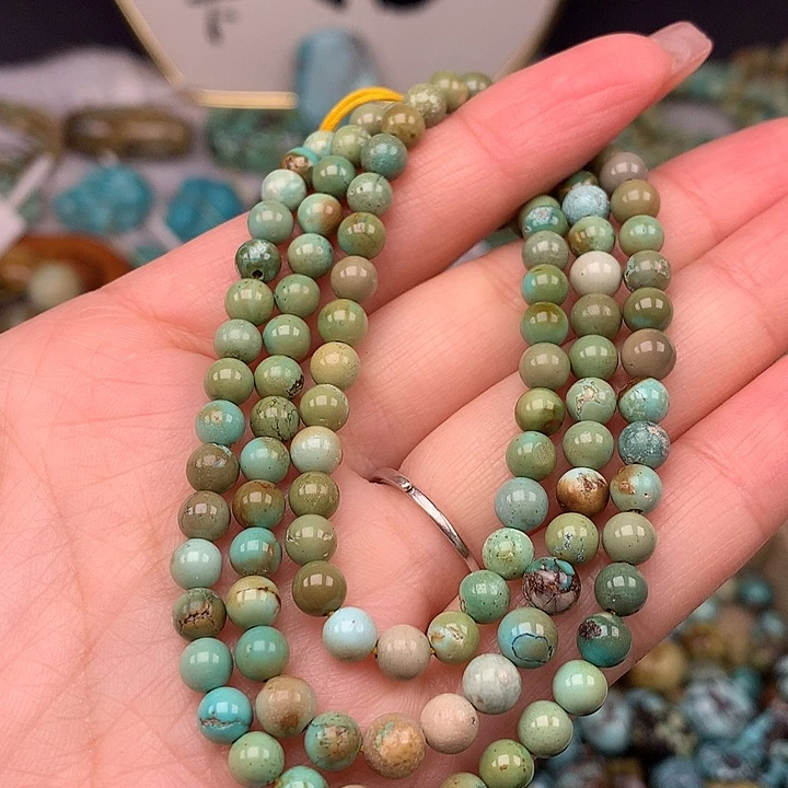 绿松石未镶嵌扣子