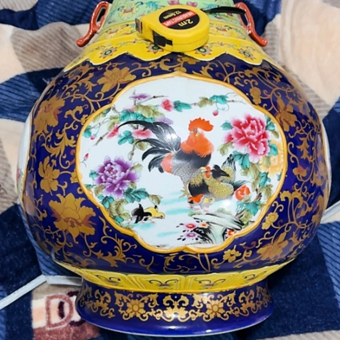 【闪购商品】摆件年**余花瓶摆件222222222