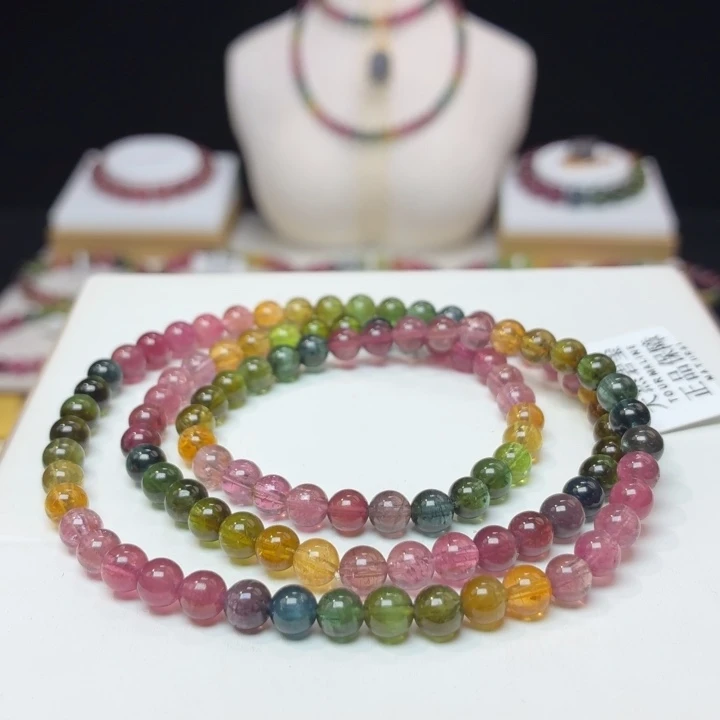 未镶嵌手链碧玺5.3mm±