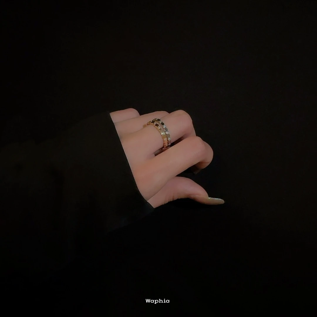 合金戒指  Waphia设计师款经典时尚轻奢【蜂巢戒指】 SM004