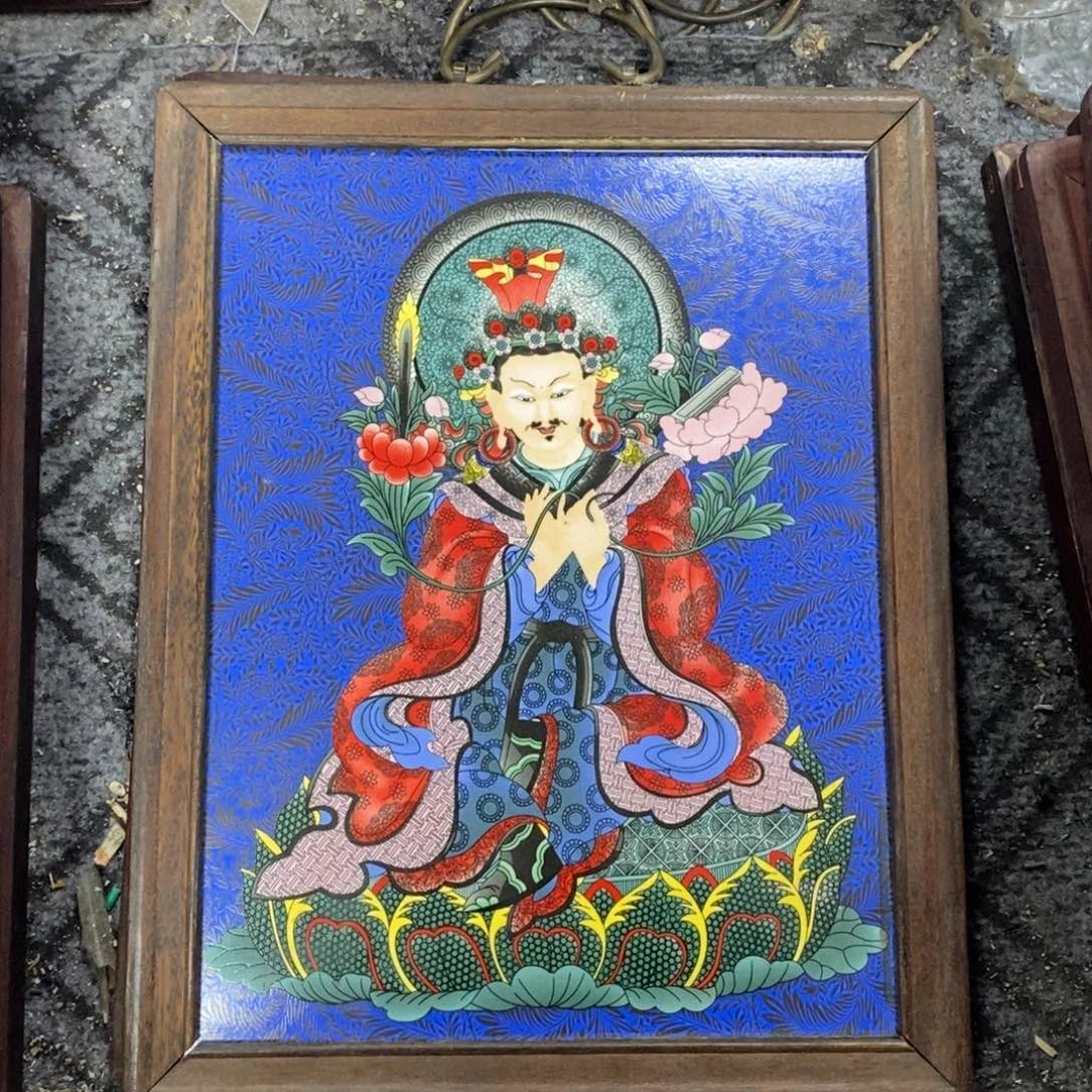 瓷37*28*1景德镇瓷板画柴窑烧制