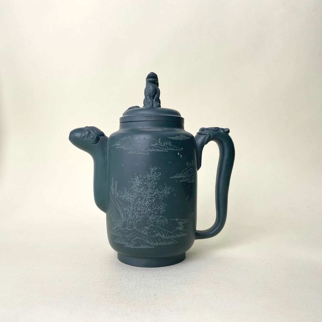 宜兴手工紫砂陶 储立强茶壶GS3636-46