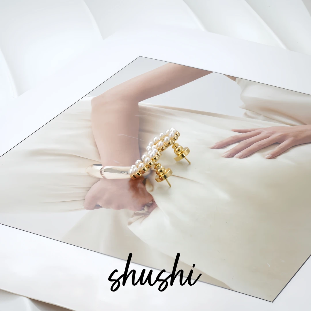 铜合金仿珍珠耳饰 耳环9188