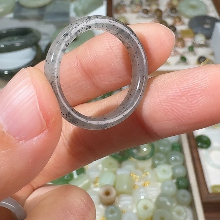 和田玉未镶嵌戒指19.5内径112