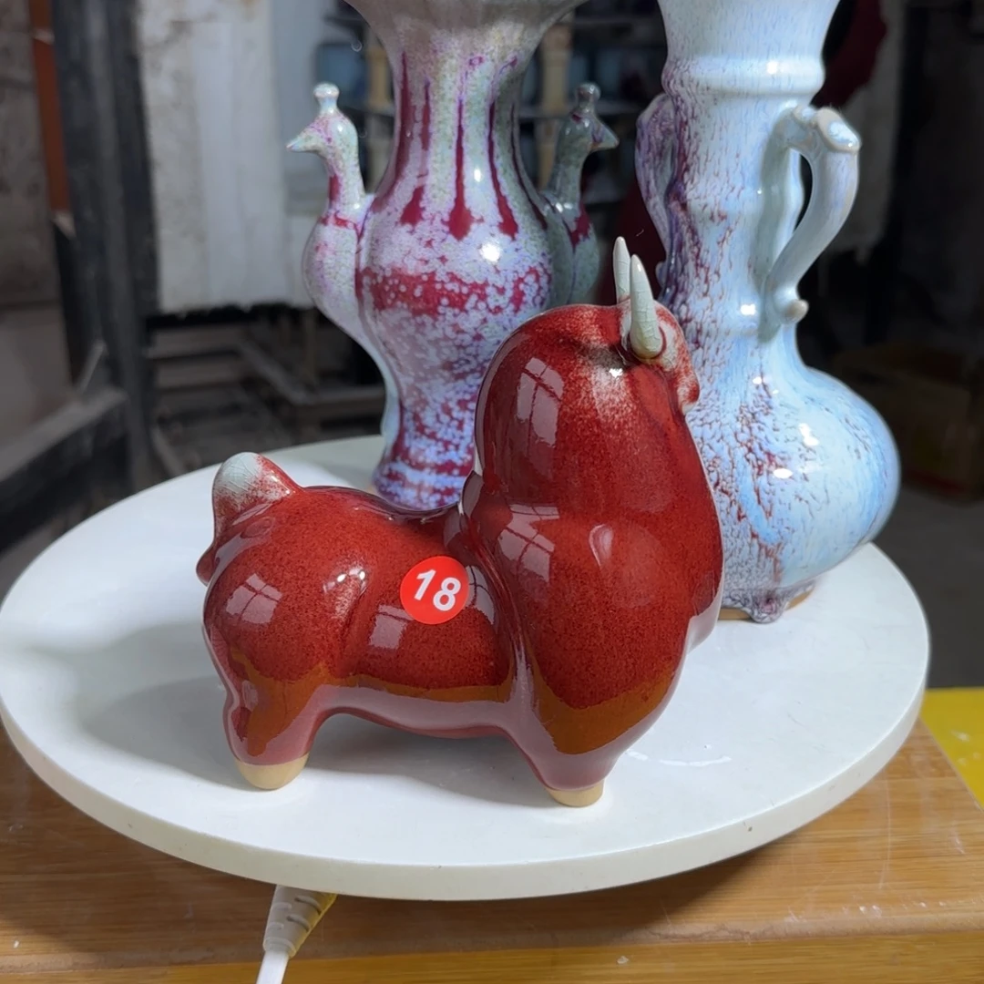 摆件陶郑家钧瓷摆件