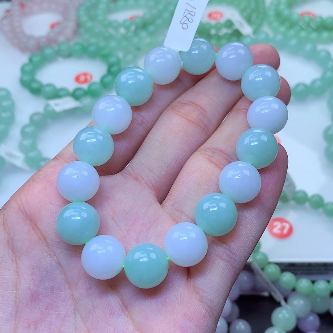 翡翠未镶嵌毛衣链