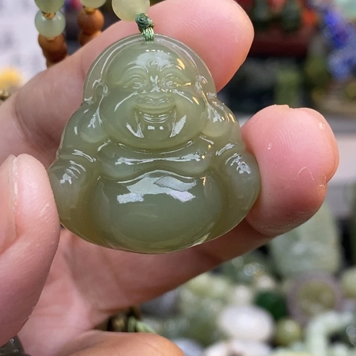 用***3和田玉未镶嵌颈饰