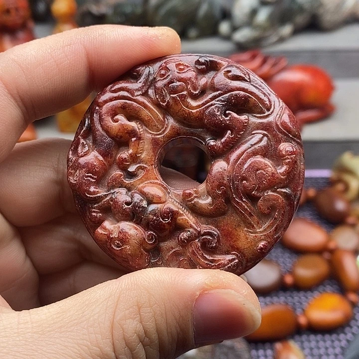 未镶嵌蛇纹石玉颈饰