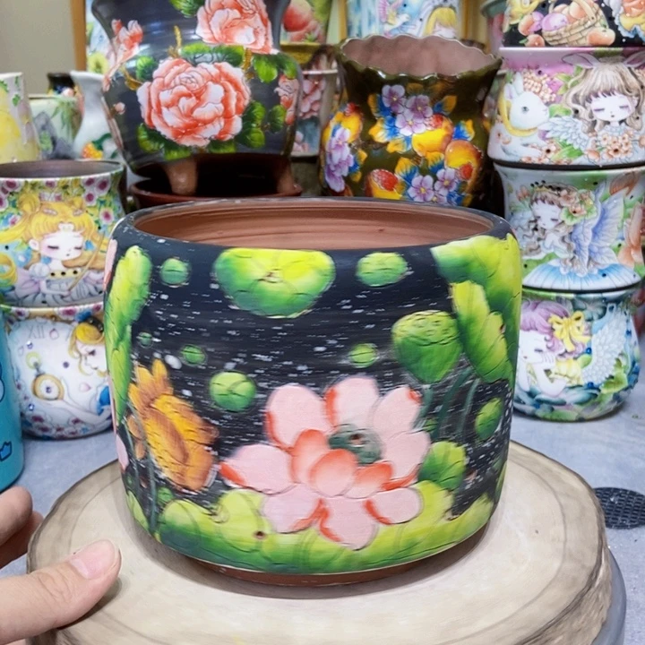 景德镇艺术手绘作品