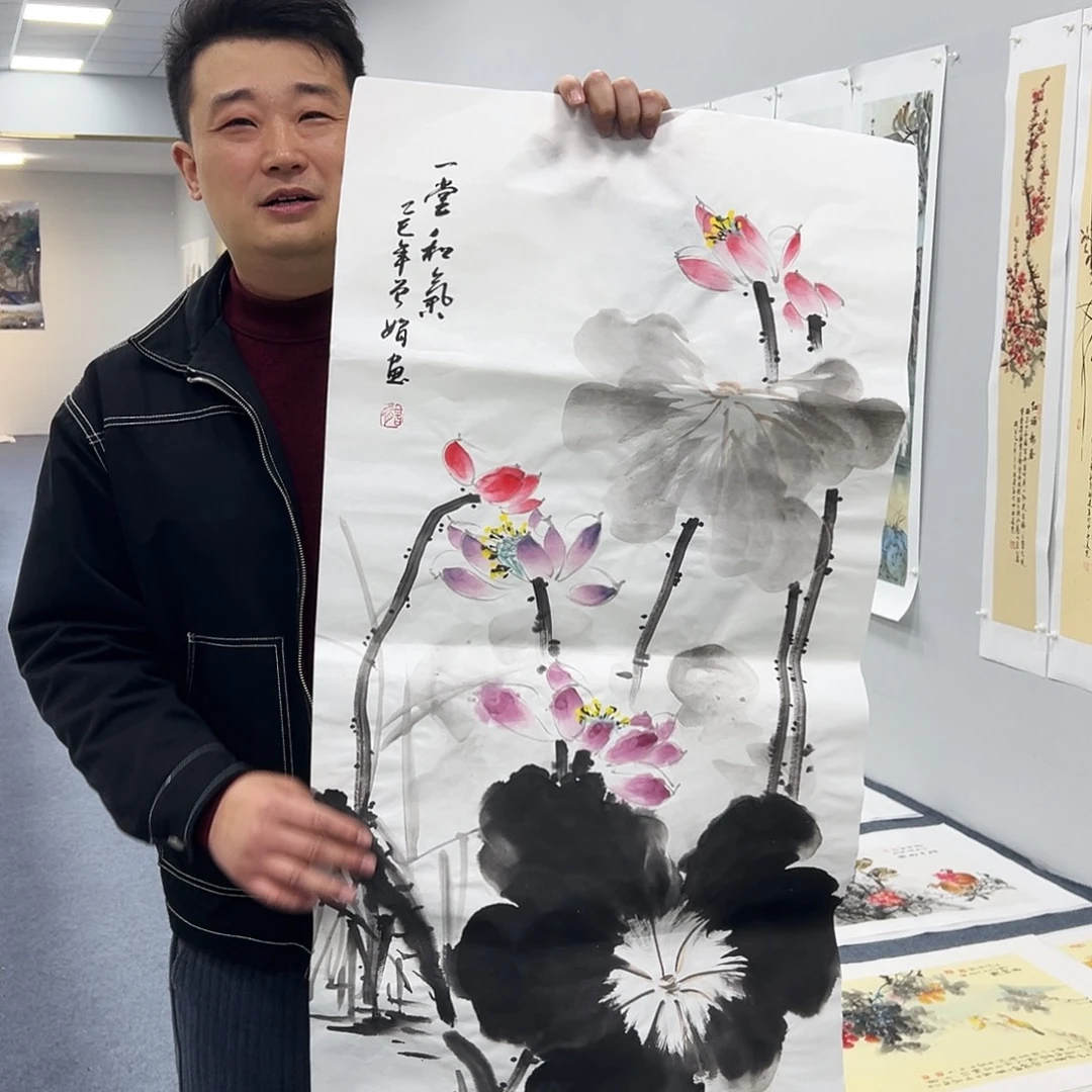 国画国画宣纸纯手绘作品