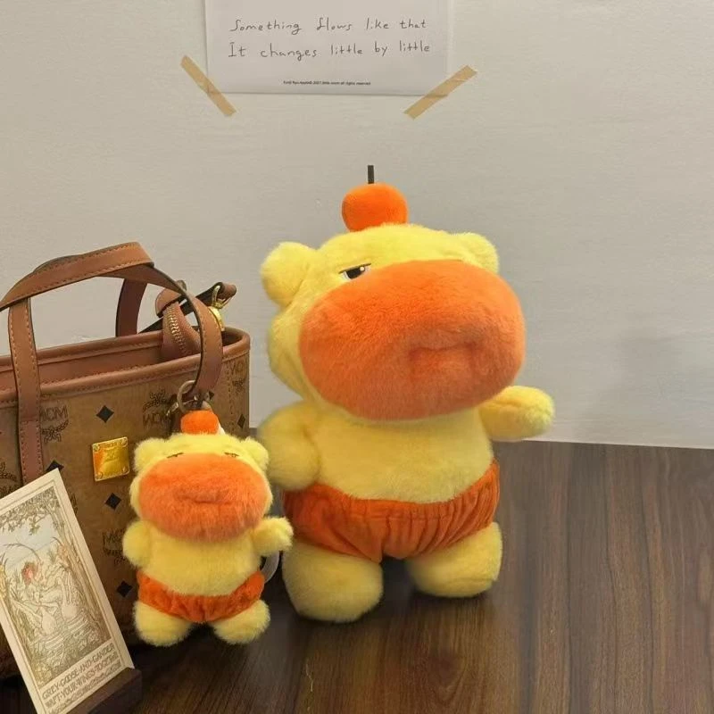 可爱水豚噜噜公仔卡皮巴拉玩偶毛绒玩具六一儿童节娃娃送女孩生日