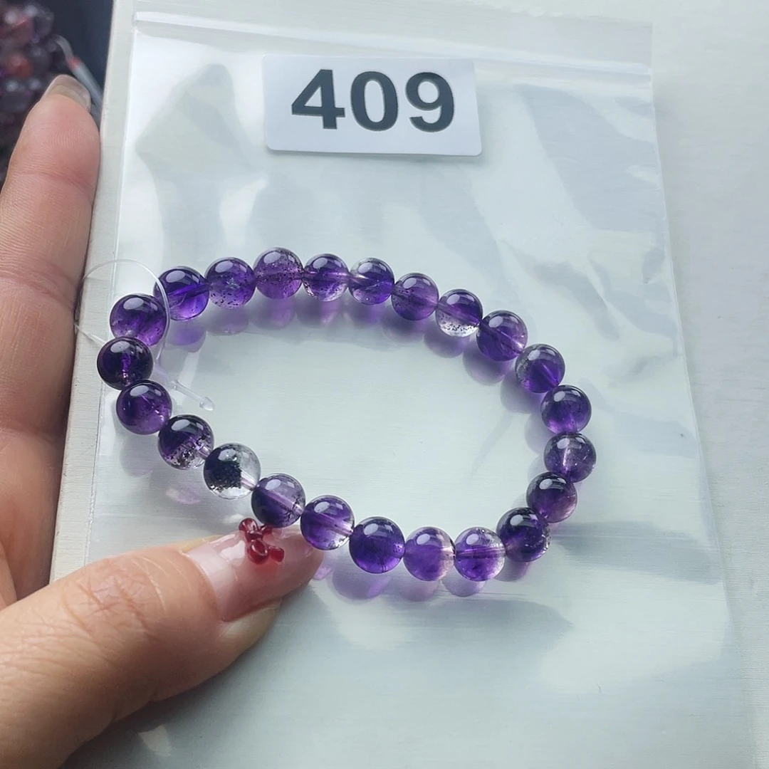 水晶手串409。未镶嵌桃*