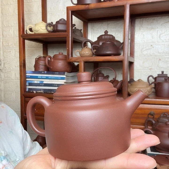 茶壶紫砂德钟300cc底槽清精工半手工