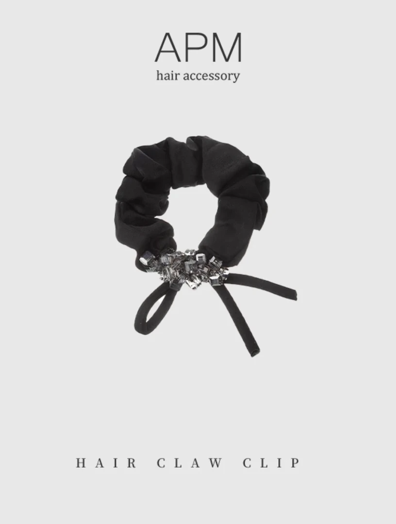 轻奢水晶发圈皮筋带礼盒