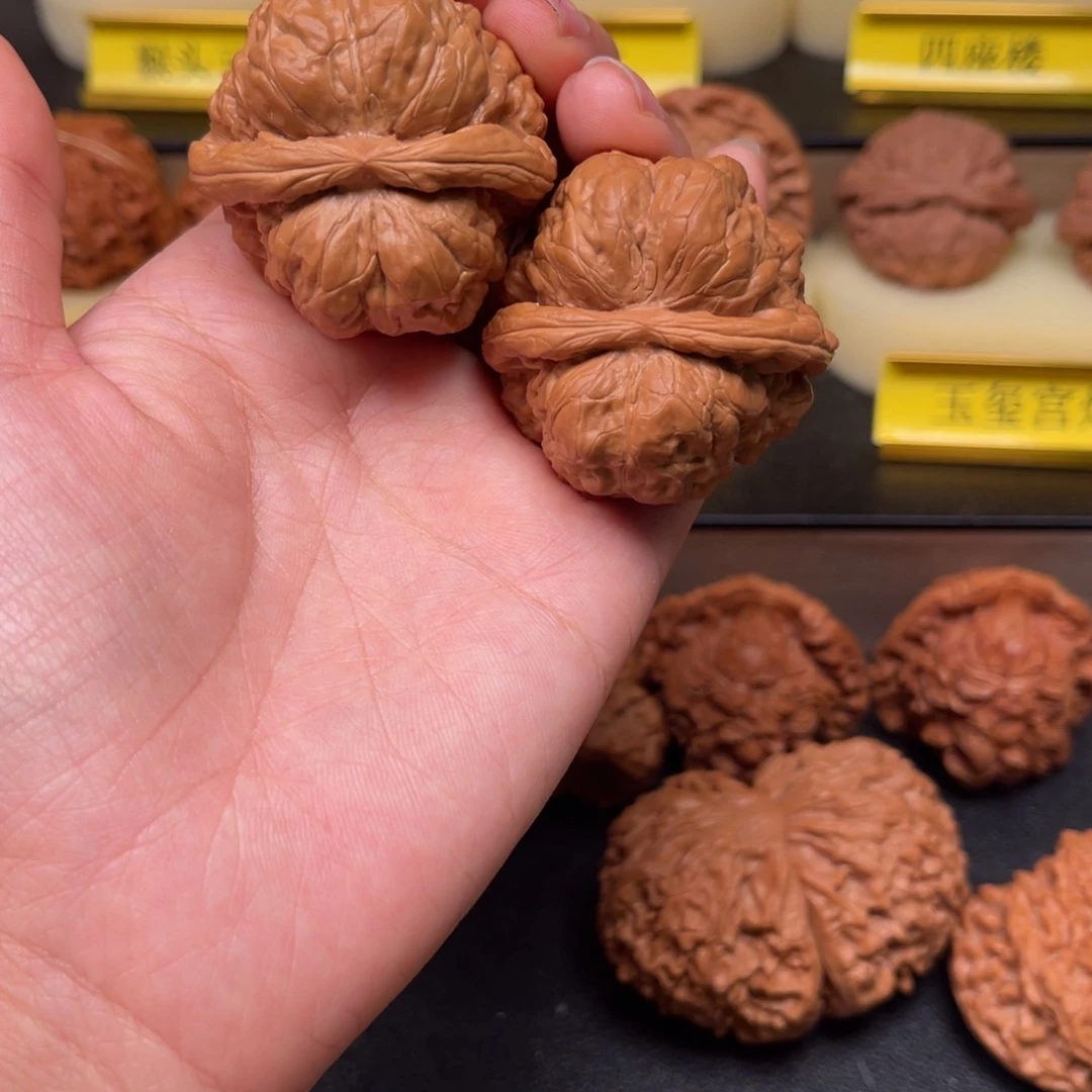 羟***同吊坠文玩核桃蛤蟆头43