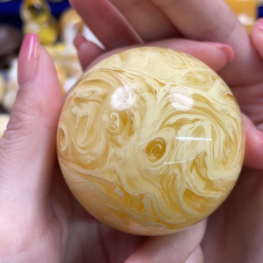 蜜蜡裸石未镶嵌琥珀蜜蜡