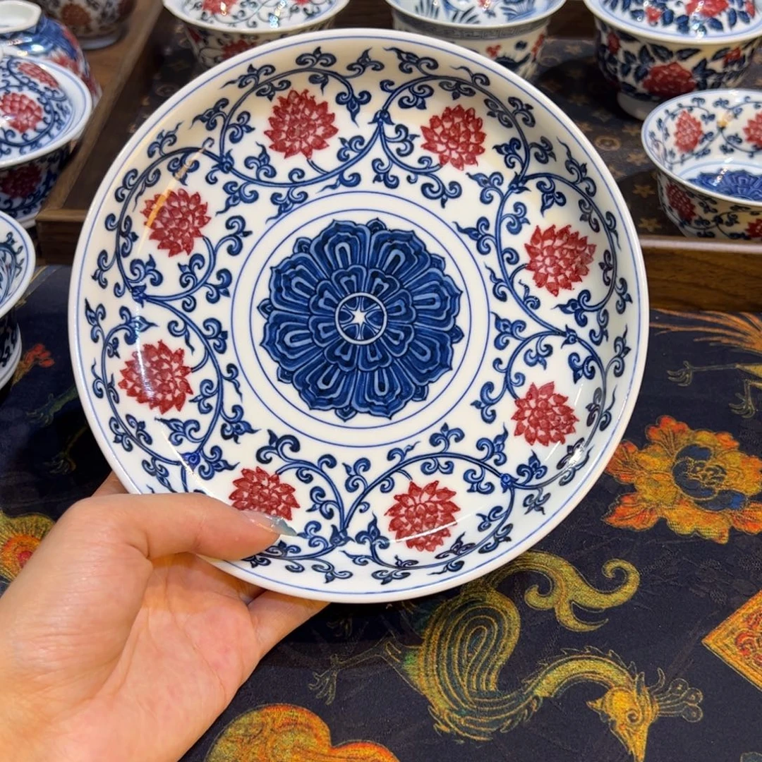 陶瓷摆件景德镇陶瓷茶器百宝箱