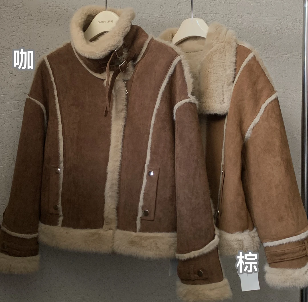 【 雨•美 推荐 】9715气质时尚毛毛外套