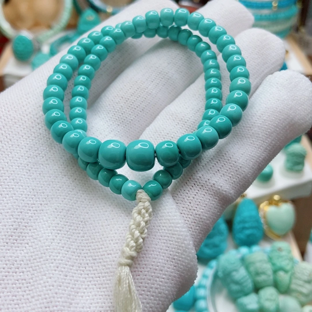 绿松石未镶嵌项链