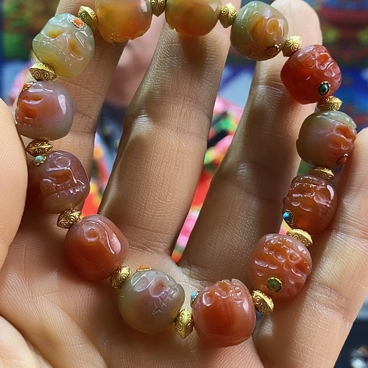 玛瑙/玉髓手链未镶嵌