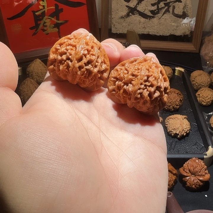 吊坠文玩核桃桃心宫灯