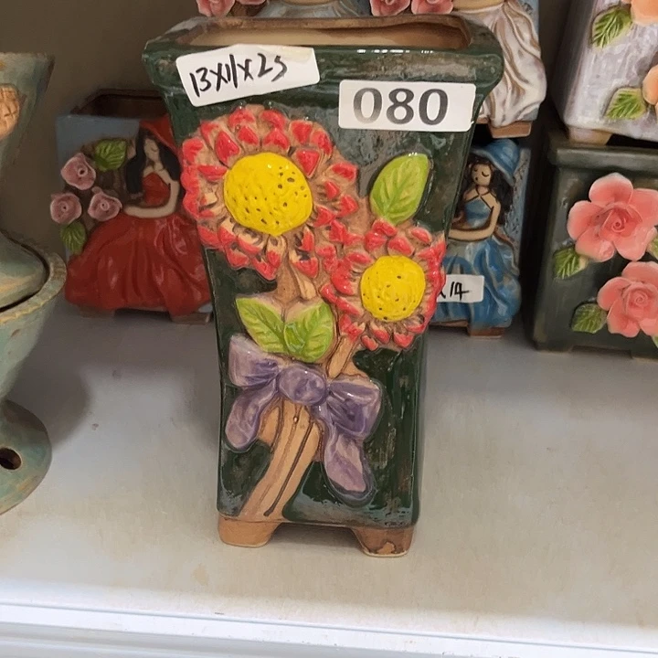 粗陶材质多肉花盆