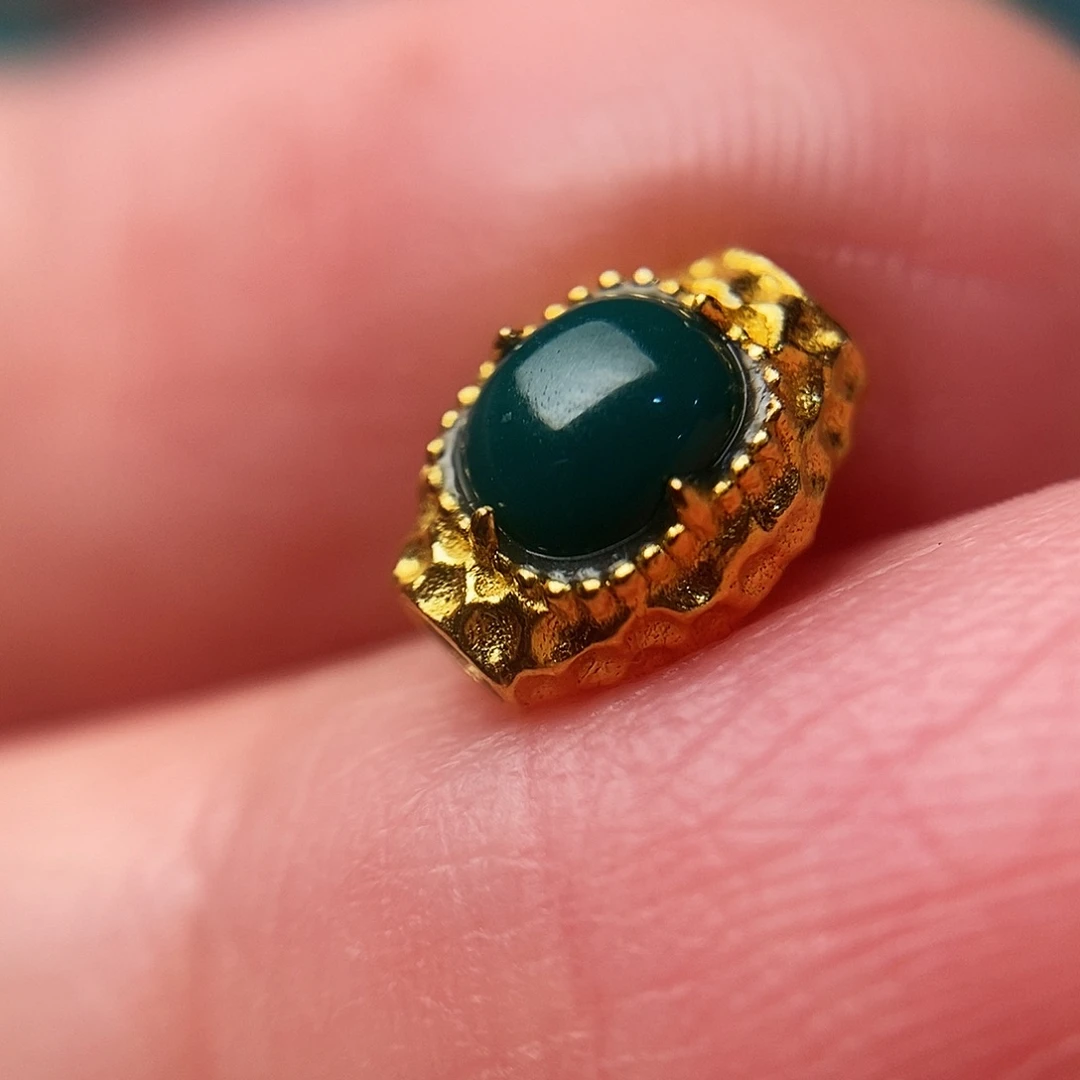 绿松石18K金镶嵌配饰