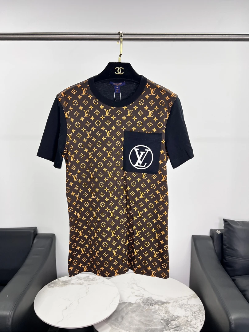 95新 LouisVuitton/路易威登 CZF0820/满意圆领短袖/尺码M