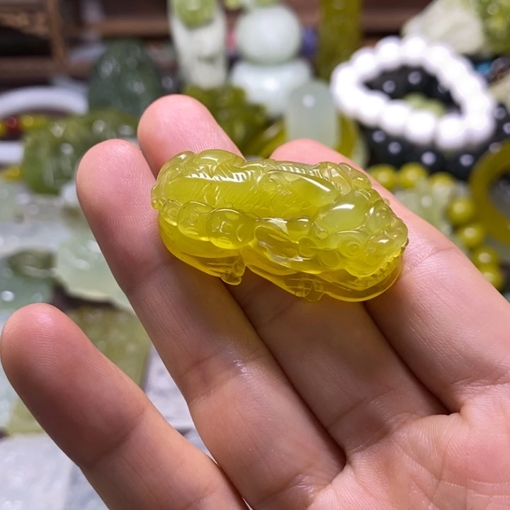 岫玉未镶嵌岫玉颈饰