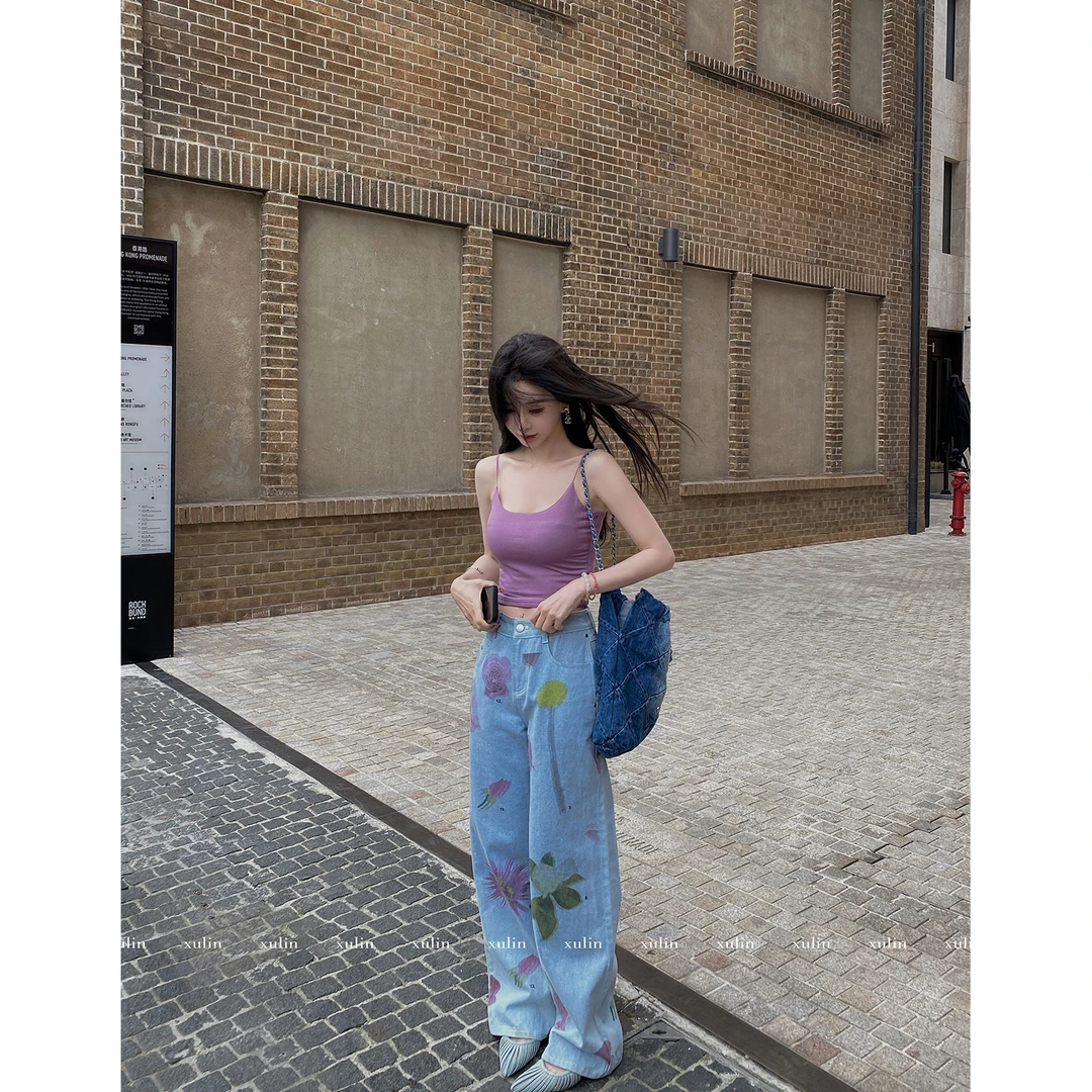 徐琳mini 「街拍丹宁」私服 定制直喷印花牛仔系列 x220354