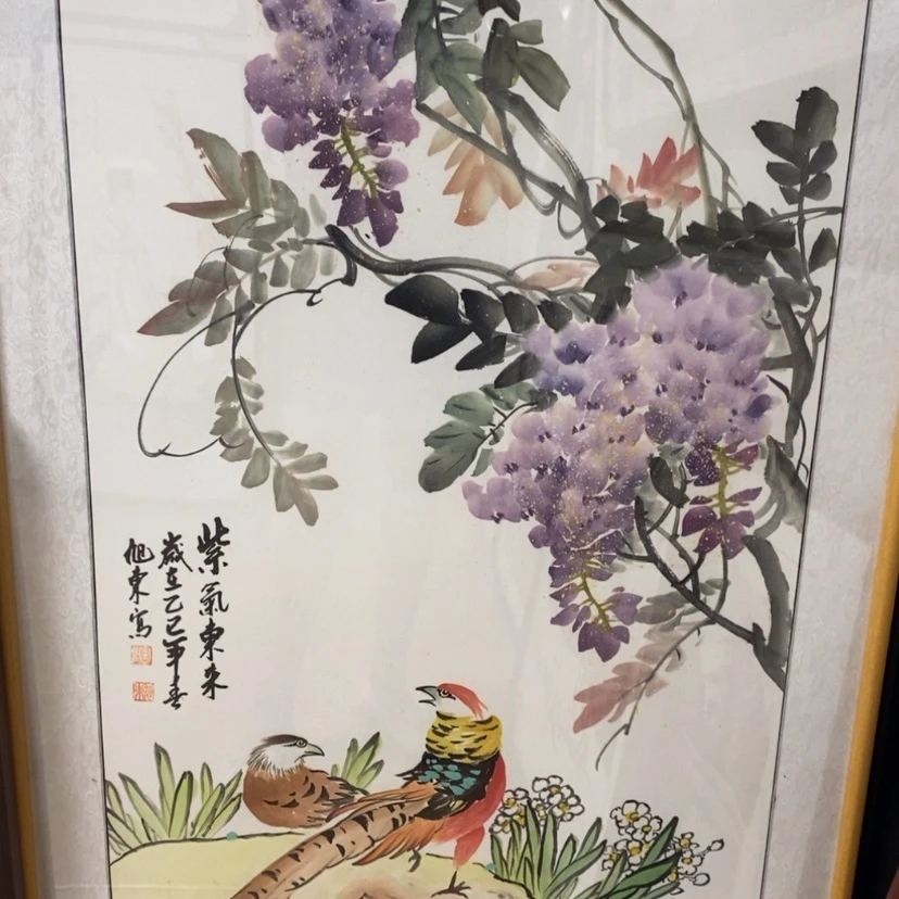 【闪购商品】国画手绘国画带框