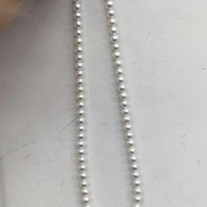 银S925镶嵌淡水珍珠颈饰00854