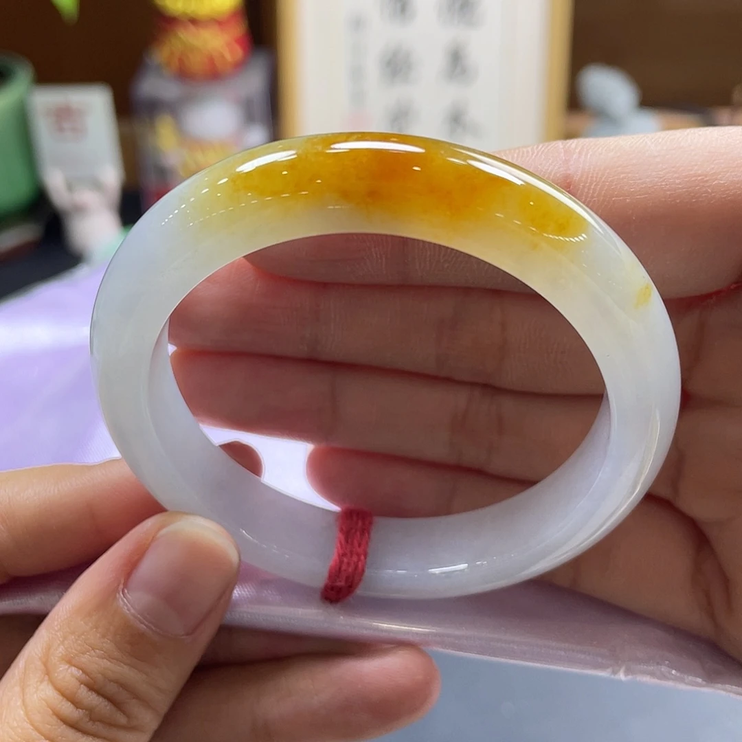 翡翠未镶嵌手镯22 号链接