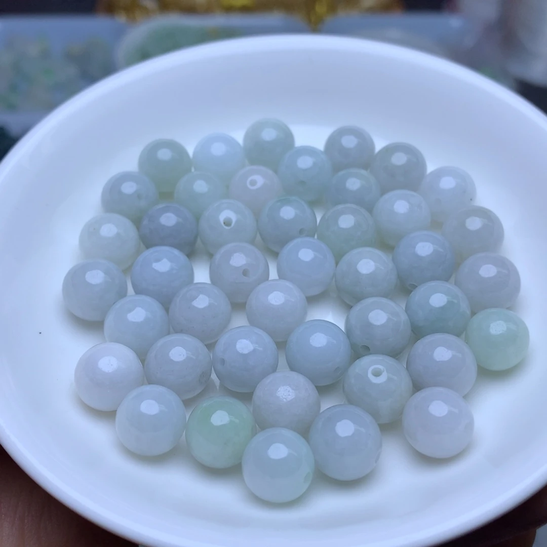 【闪购商品】未镶嵌手链翡翠卡10绿白10个