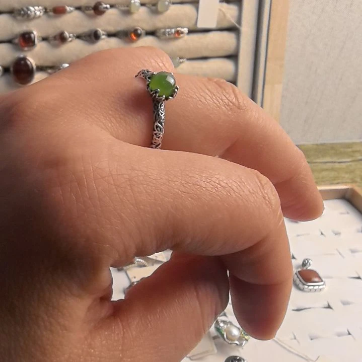 和田玉（糖玉）未镶嵌戒指