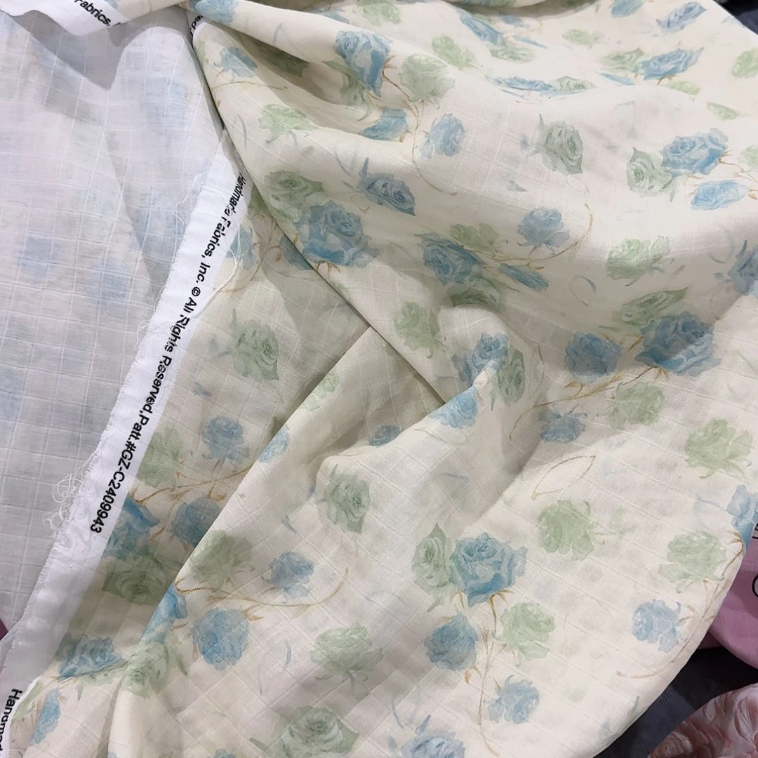 纯棉双层纱1米长X1.45米宽地卷