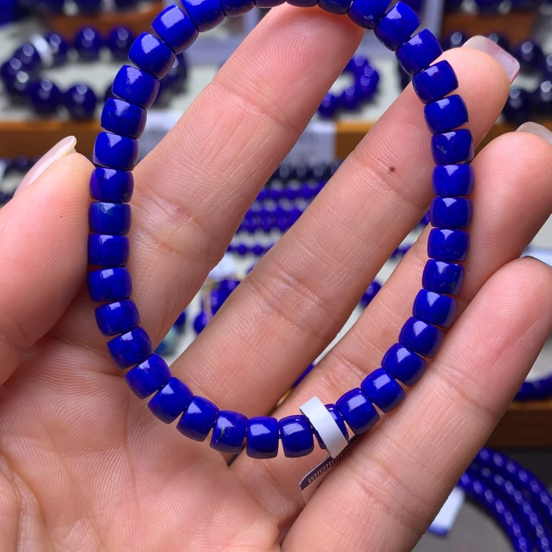 青金石手串未镶嵌6mm136