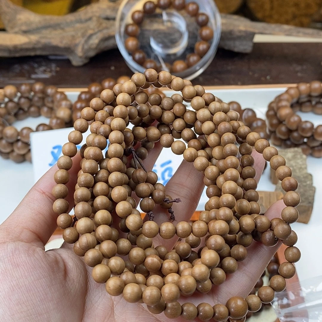 檀香木无事牌0.6*108正区印度迈索尔檀香老料微瑕