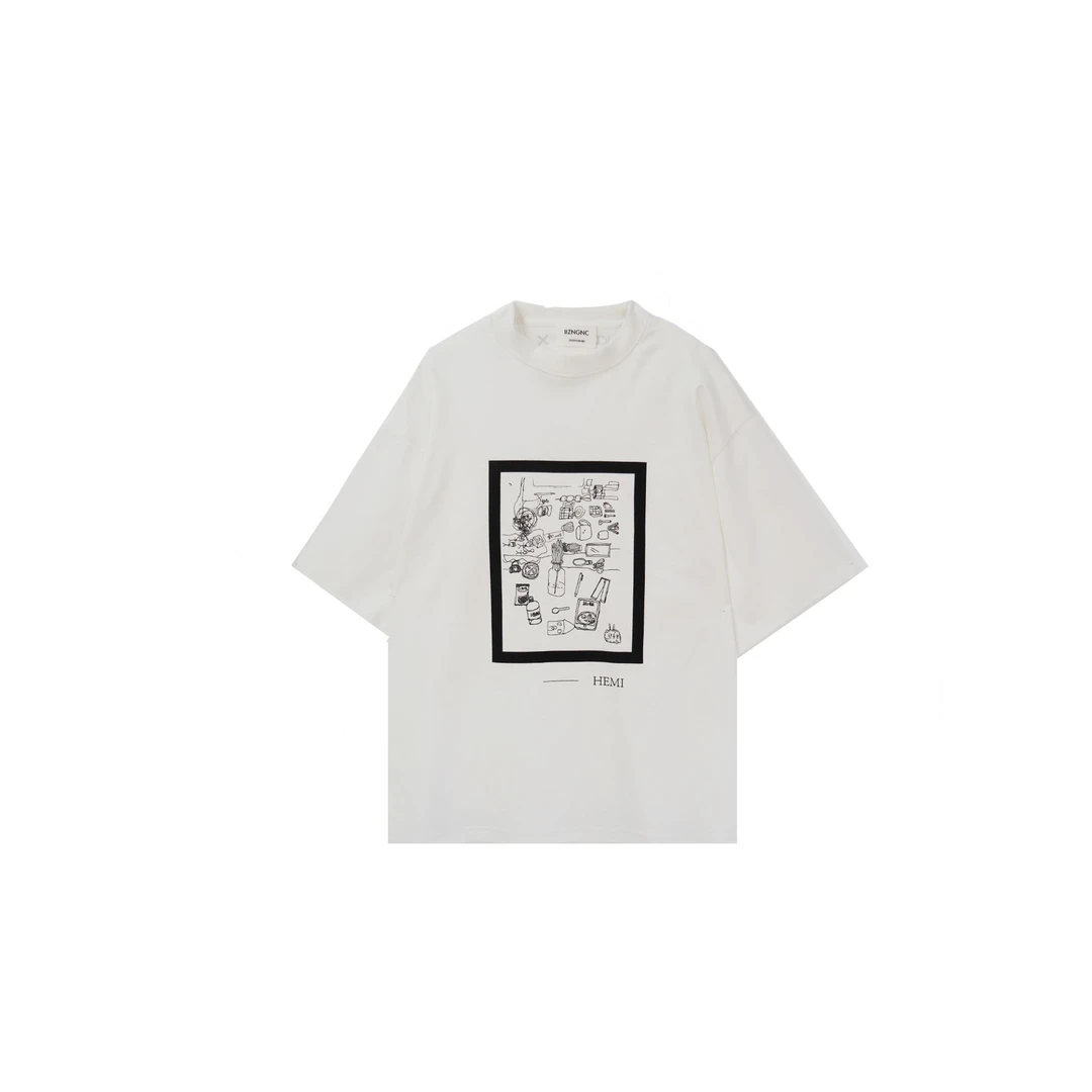 2XX 设计师品牌25春夏新品圆领短袖T 恤时尚宽松休闲简约经典女士