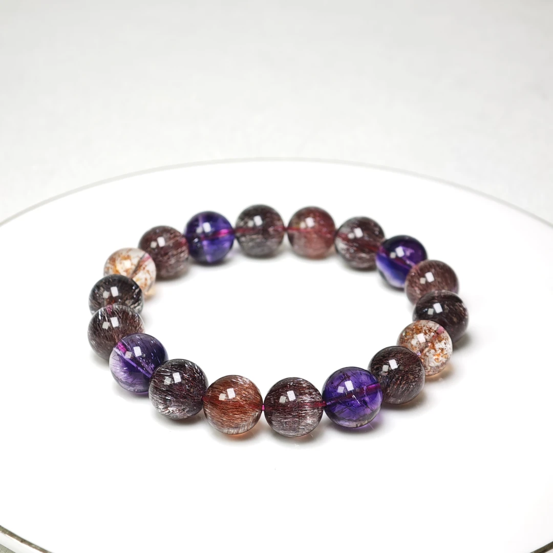 晶匠超七水晶手串11mm+ 多样性发一 精选