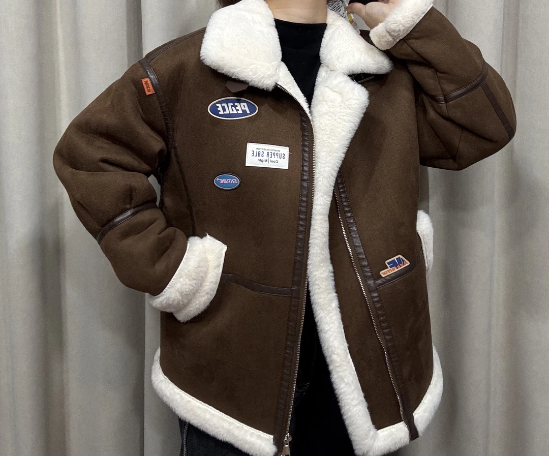 外套女冬季韩版宽松时尚洋气高级感气质网红机车服上衣