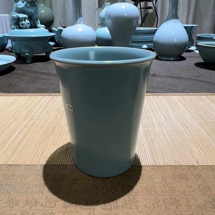 陶摆件全手工，可乐杯