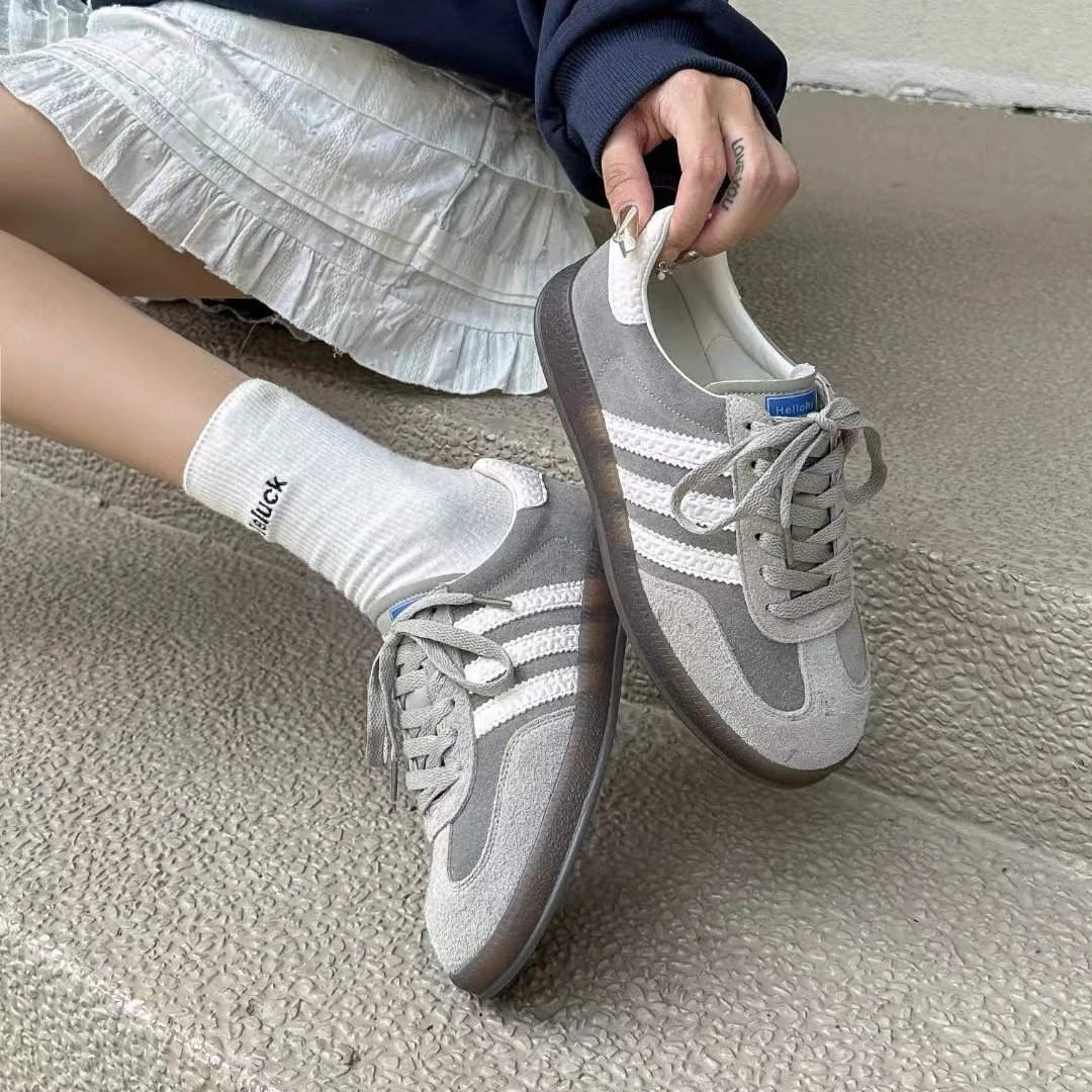 93651缤纷多彩真皮德顺鞋