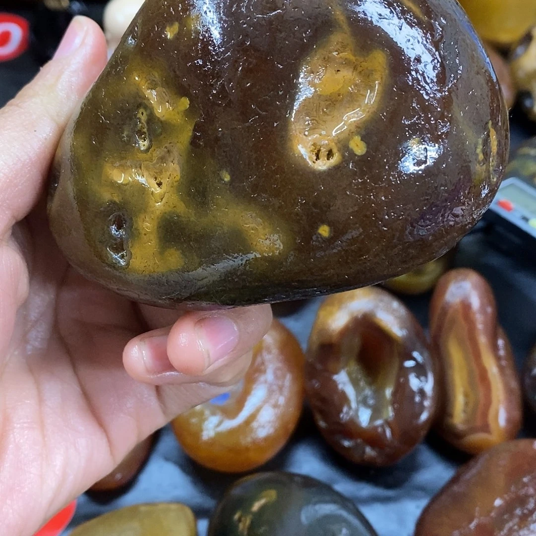 玛瑙/玉髓未镶嵌手把件