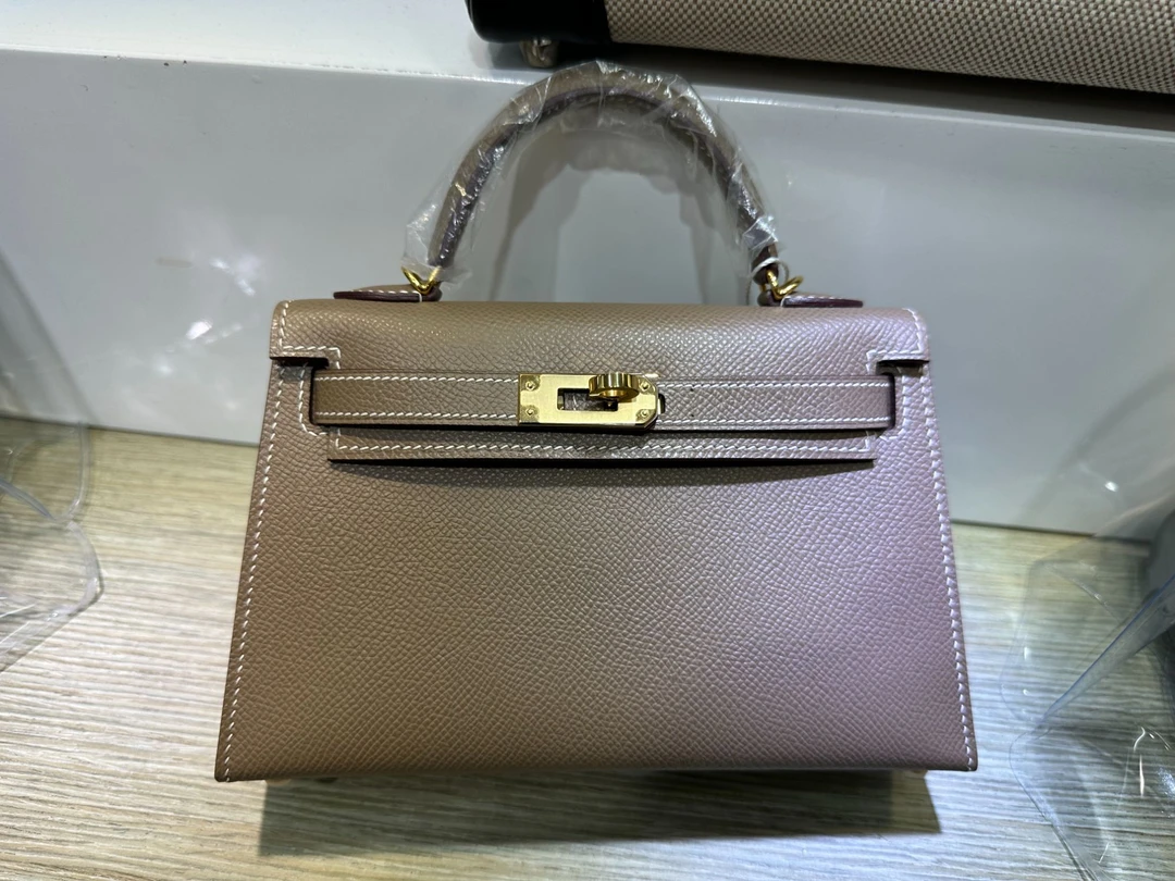 KL 2代19cm进口hass原厂ep掌纹皮纯手工 手缝蜡线