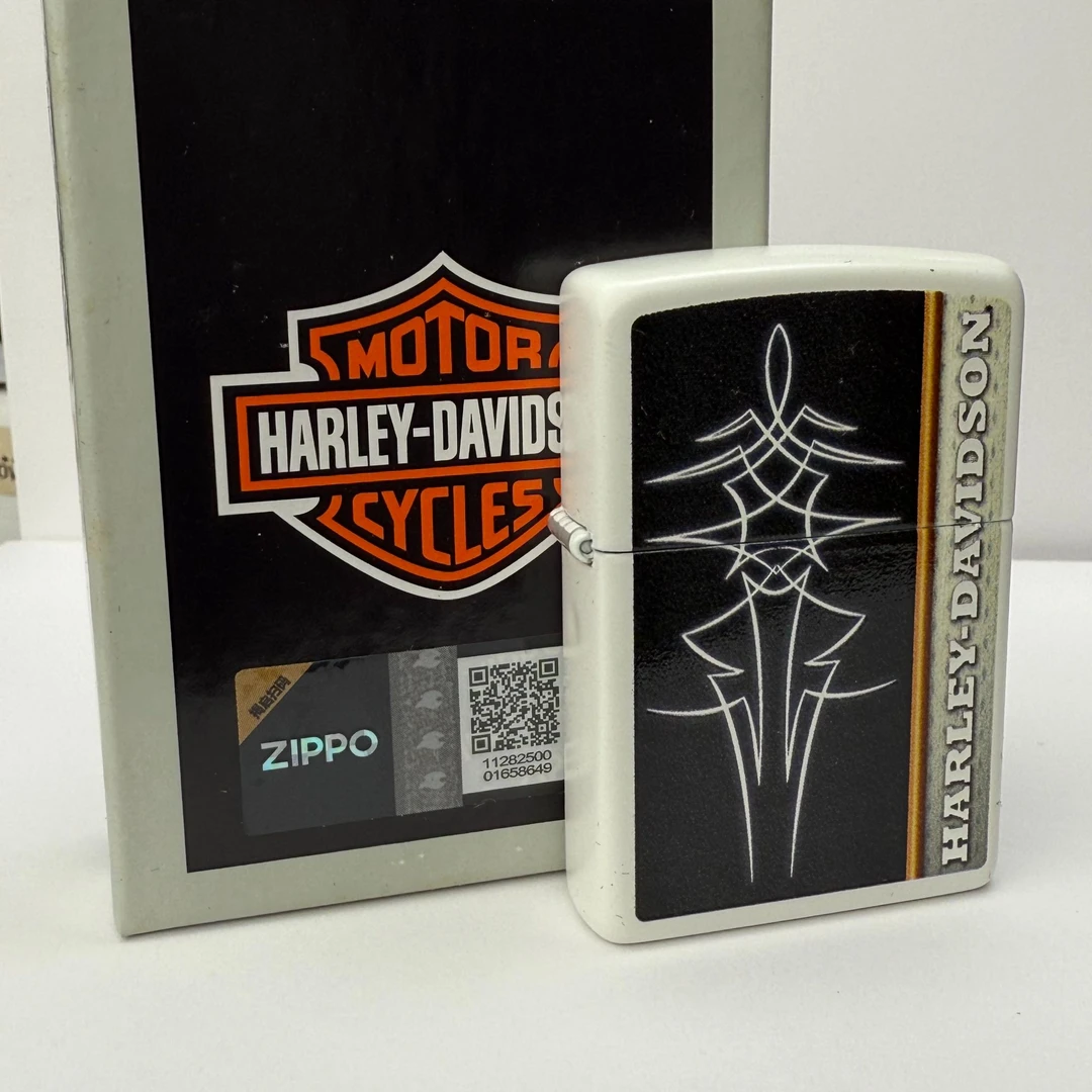 ZIPPO/之宝打火机正品 哈雷戴维森之黑白分明 美版 防风煤油 MBJ1